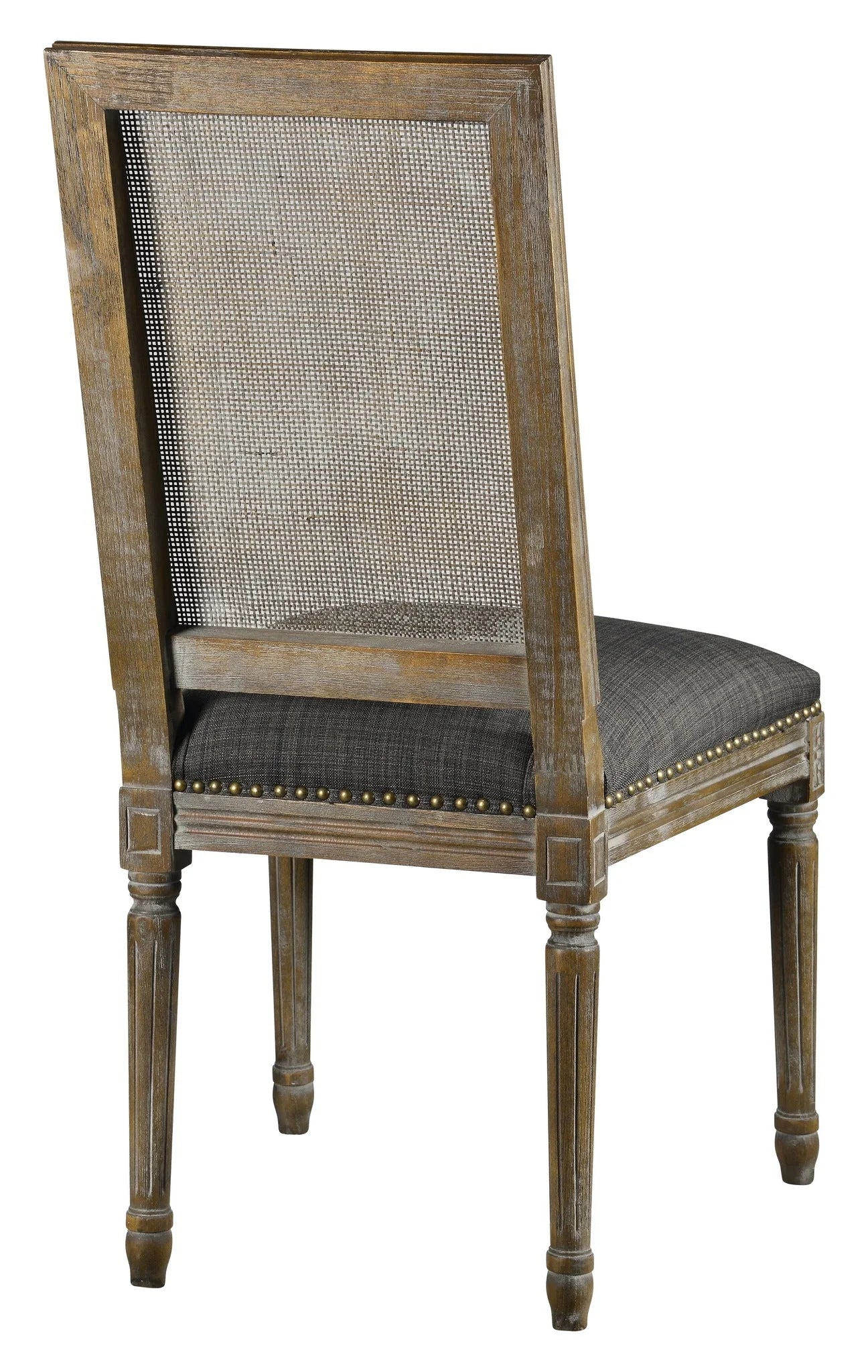 -Square Maxwell Side Chair W/ Cane