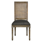 -Square Maxwell Side Chair W/ Cane