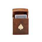 The Turf Club Playing Card Set in Hand-Crafted Wooden Box (each deck includes 52 cards and 2 jokers)