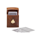 The Turf Club Playing Card Set in Hand-Crafted Wooden Box (each deck includes 52 cards and 2 jokers)