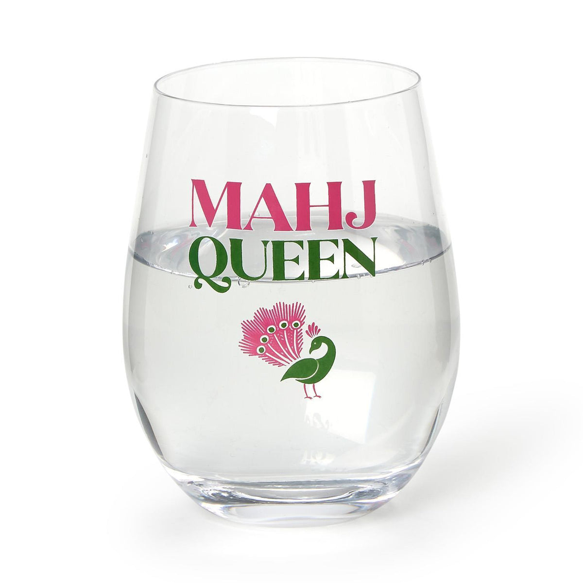 Mahj Stemless Wine Glass