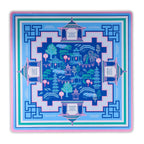 Blue Pagoda Mahjong Mat
