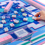 Blue Pagoda Mahjong Mat