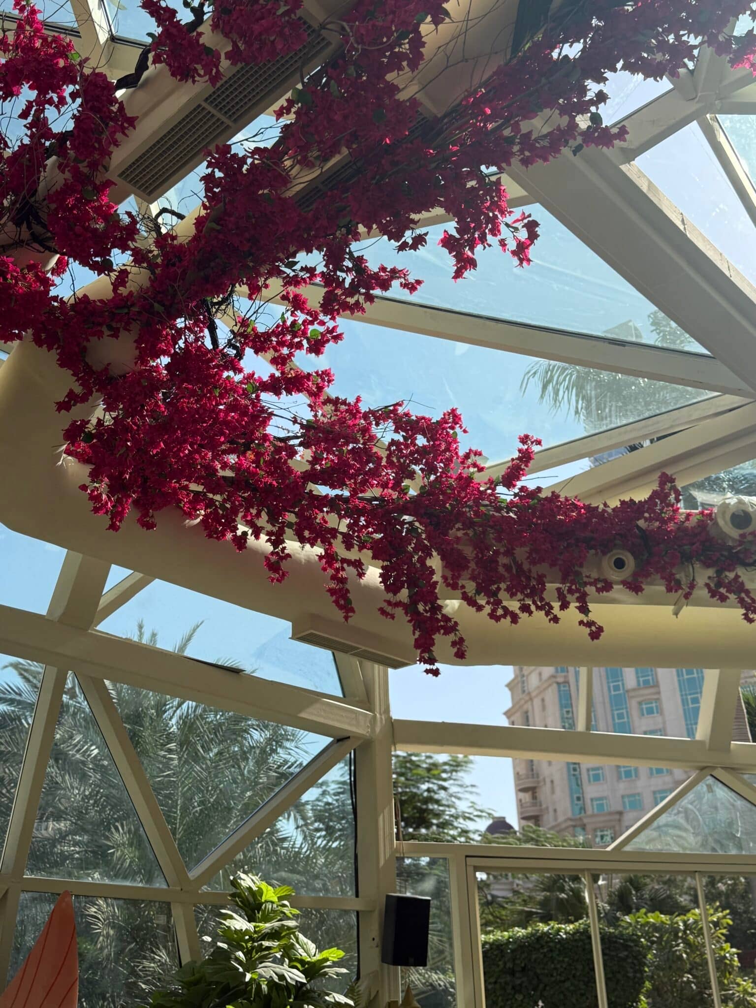 Pink Bougainvillea Flower Garland – Realistic Design – Artificial Flower Garland