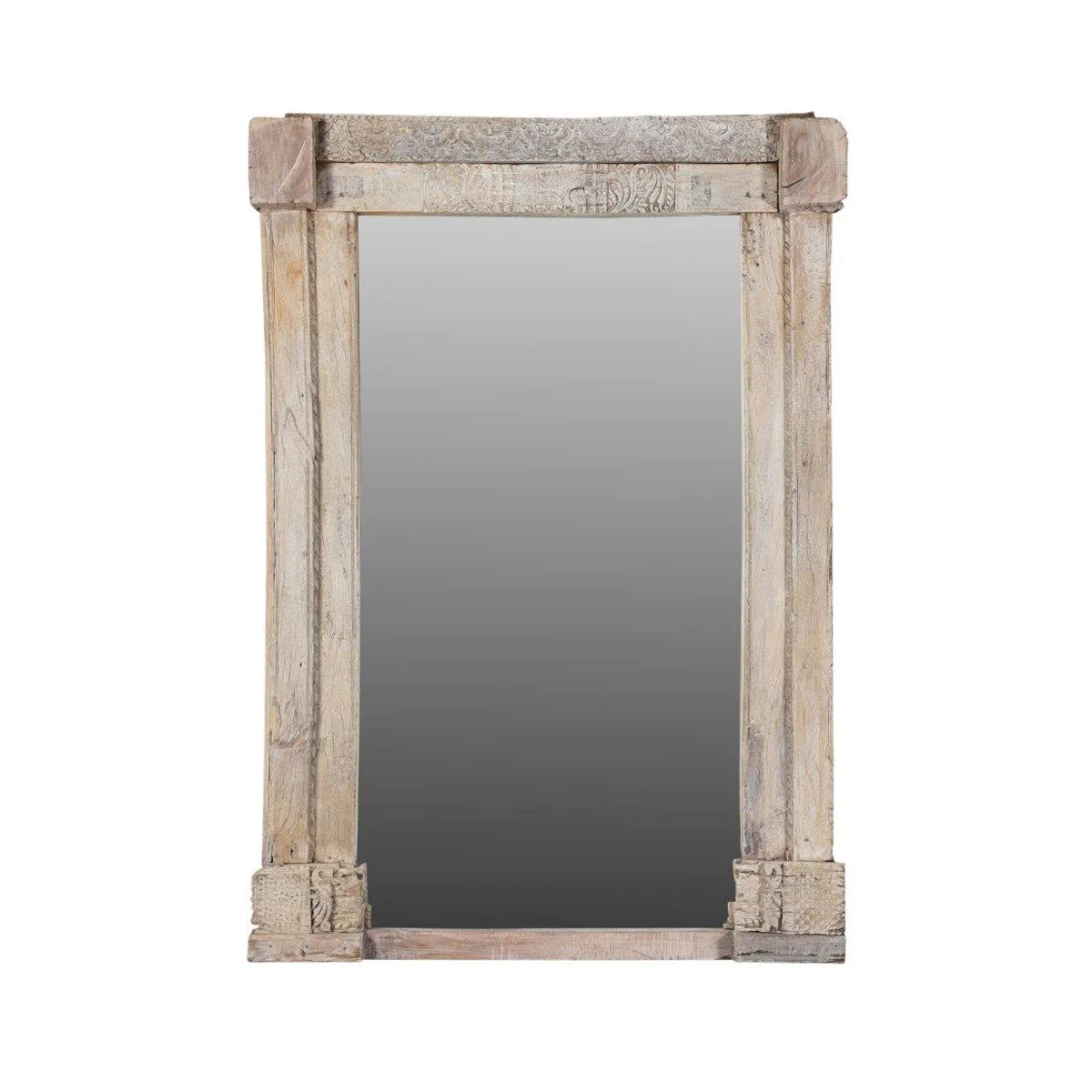 Alta Reclaimed Wood Floor Mirror - Butterwood Blend