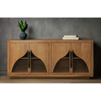 Cady 4-Door Sideboard – Natural