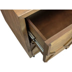Sandhurst 2-Drawer Small Nightstand – Natural