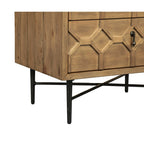 Sandhurst 2-Drawer Small Nightstand – Natural