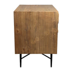 Sandhurst 2-Drawer Small Nightstand – Natural