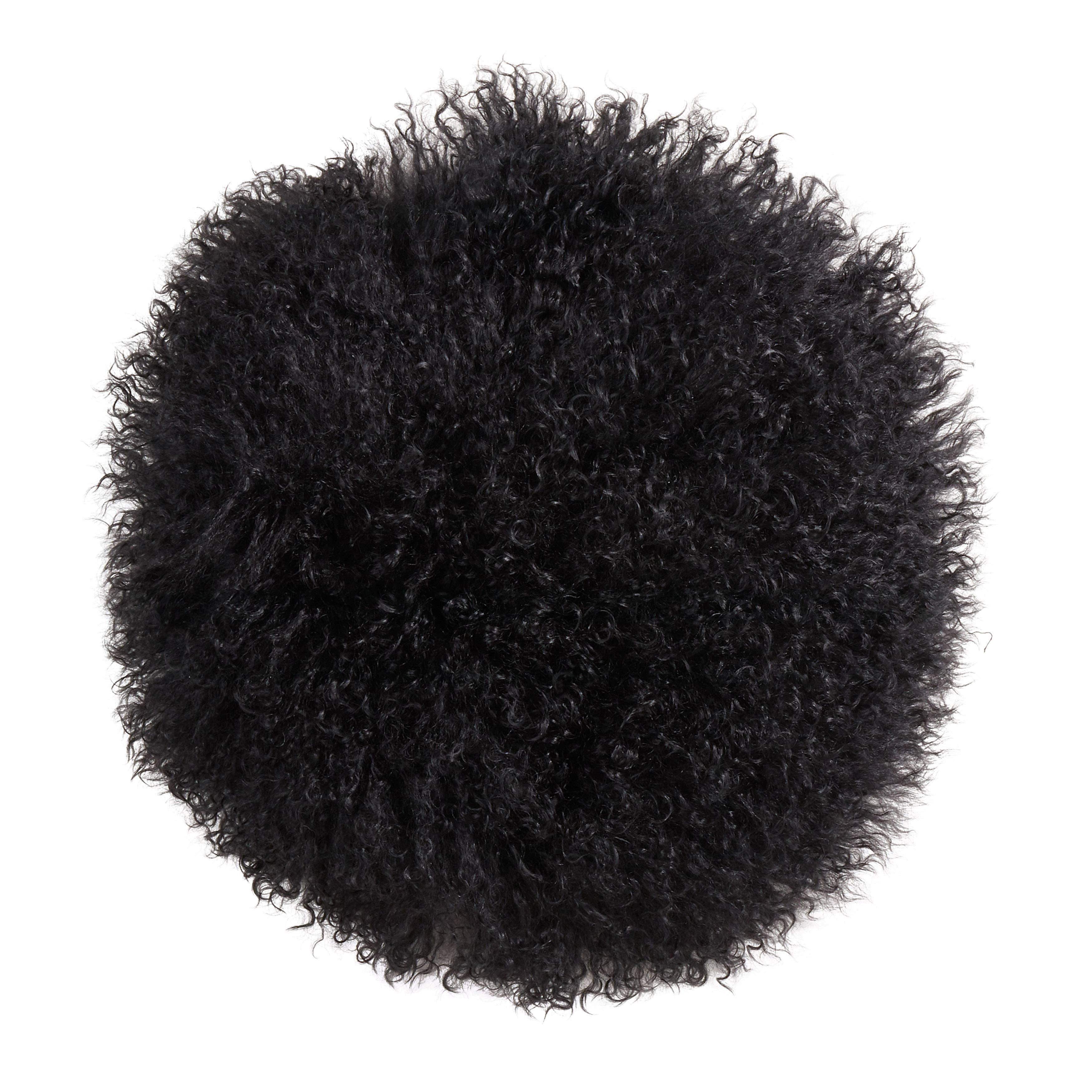 Mongolian Lamb Fur Pillow - Poly Filled
