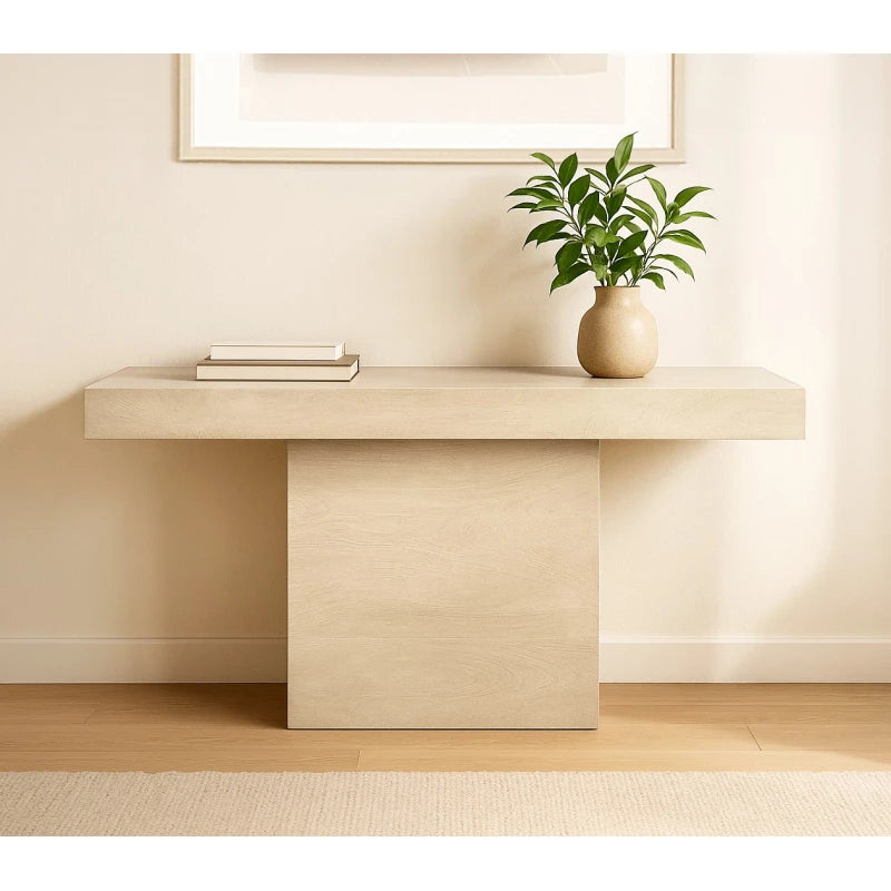 Sedona 60″ Console Table – Stone Natural