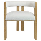 Trident Boucle Dining Chair – Ivory