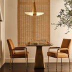 Equilateral Bistro Table - Michelangelo/Brass, 2 CARTONS