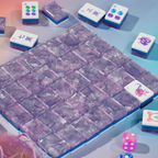 Jade Bloom Mahjong Set - Lavender Cloud 01-02