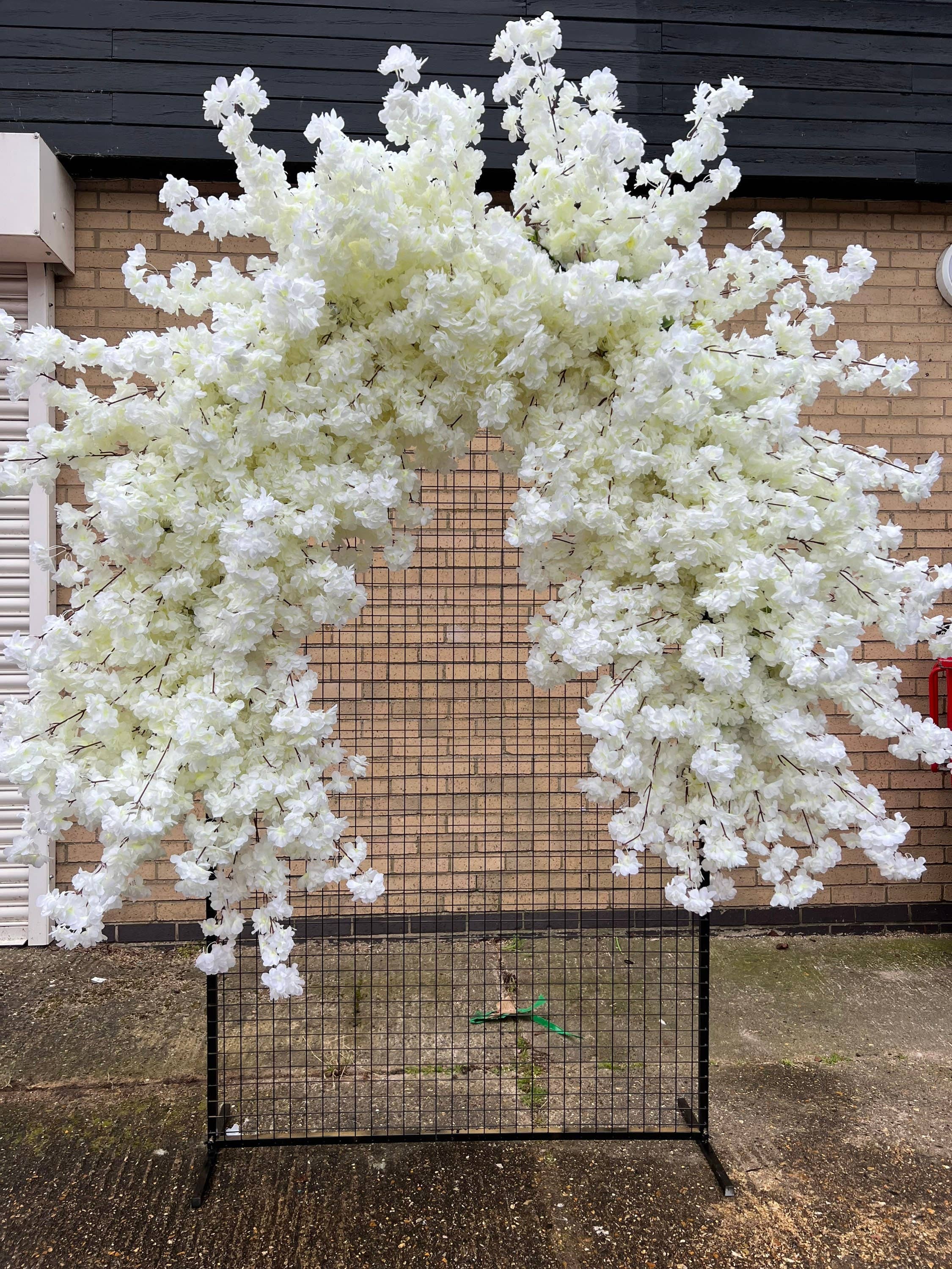 White Cherry Blossom Garland, Cherry Blossom Arch, Blossom
