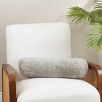Luxurious New Zealand Sheepskin Bolster Pillow 6x20