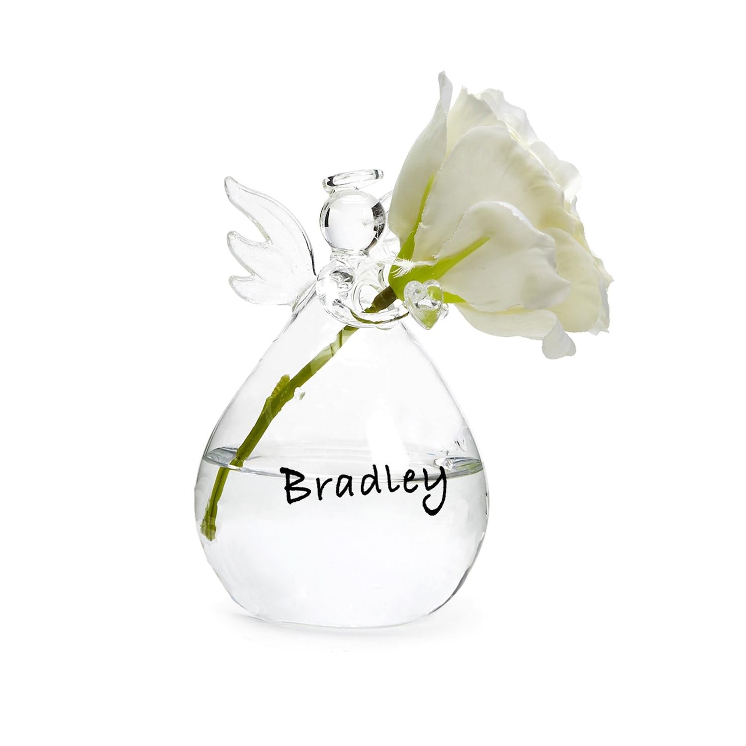 Angel Bud Vase (small imperfections and variation in shape and size are natural characteristics of Hand-Blown glass)