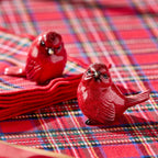 Red Cardinal 24 Pc Birds Un w/Nest Display