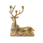 Leaf Deer Taper Candleholder/Centerpiece