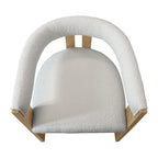 Trident Boucle Dining Chair – Ivory
