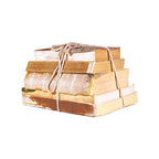 Stack Of Five Tattered Books / Bundled & Tied