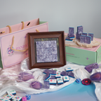 Jade Bloom Mahjong Set - Lavender Cloud 01-02