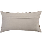 Brown 14"x26" Nature Cotton Lumbar Throw Pillow
