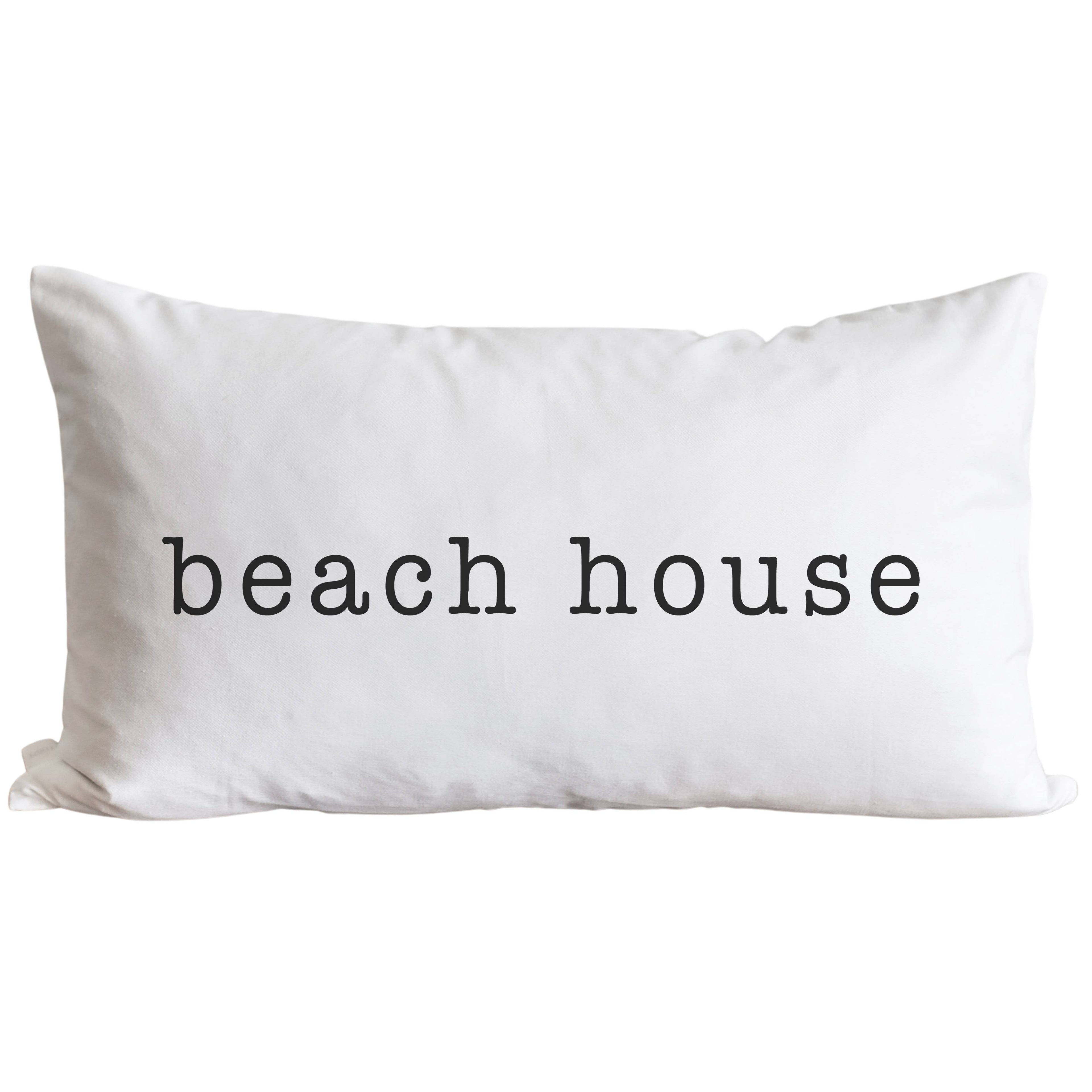 Beach House Pillow Cover + Insert