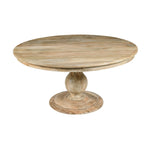 Jensen 60″ Round Pedestal Dining Table – Natural
