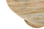 Jensen 60″ Round Pedestal Dining Table – Natural