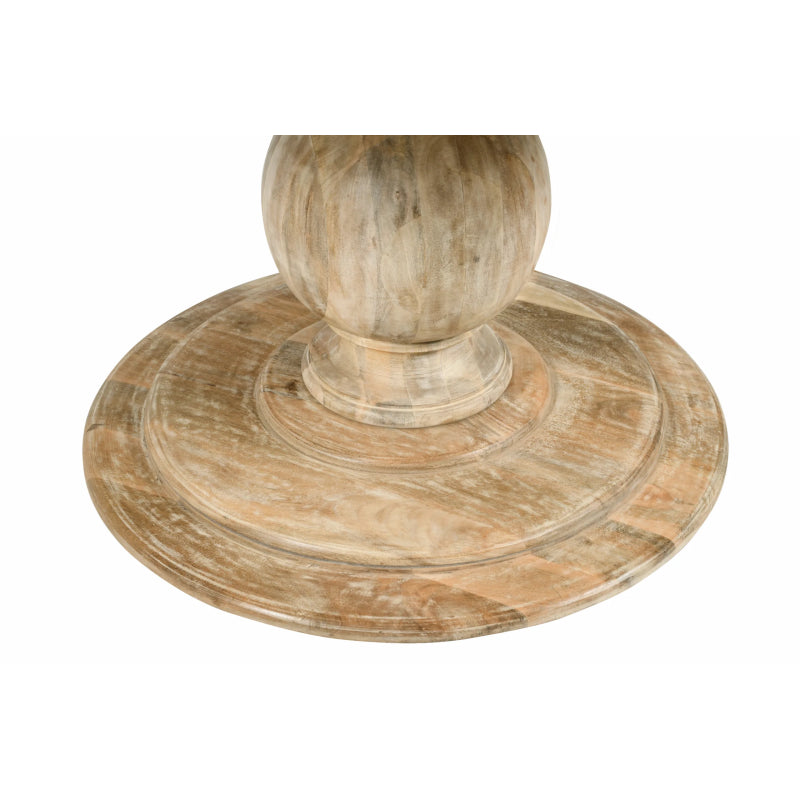 Jensen 60″ Round Pedestal Dining Table – Natural