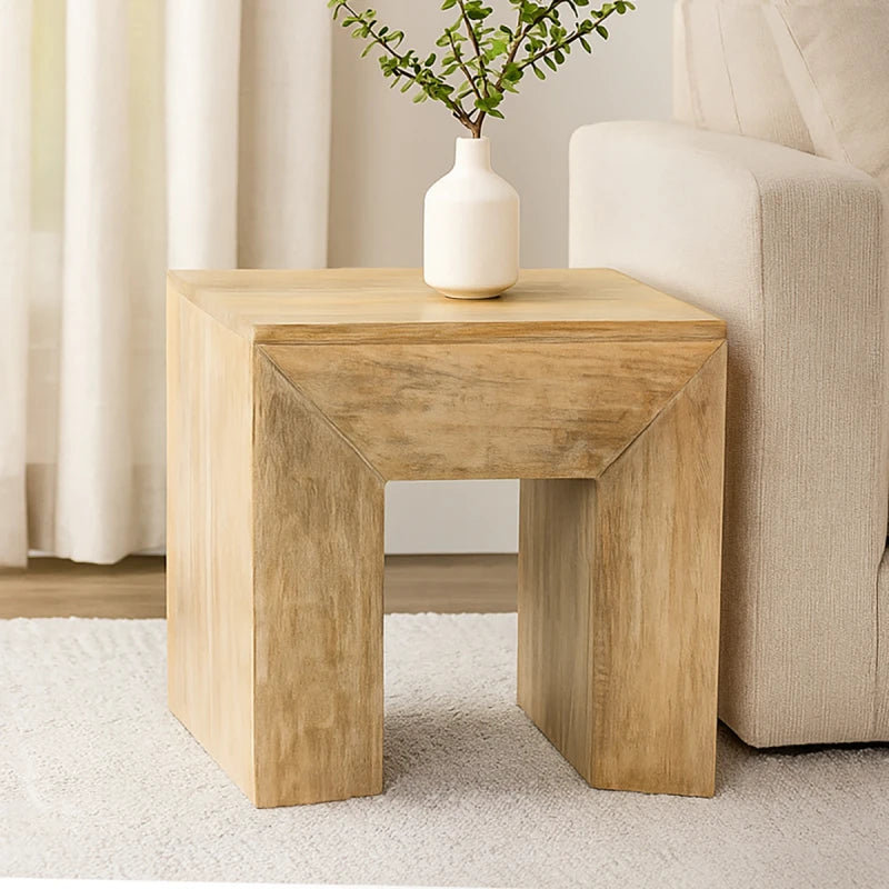 Galanis End Table – Natural