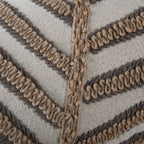 Brown 14"x26" Nature Cotton Lumbar Throw Pillow