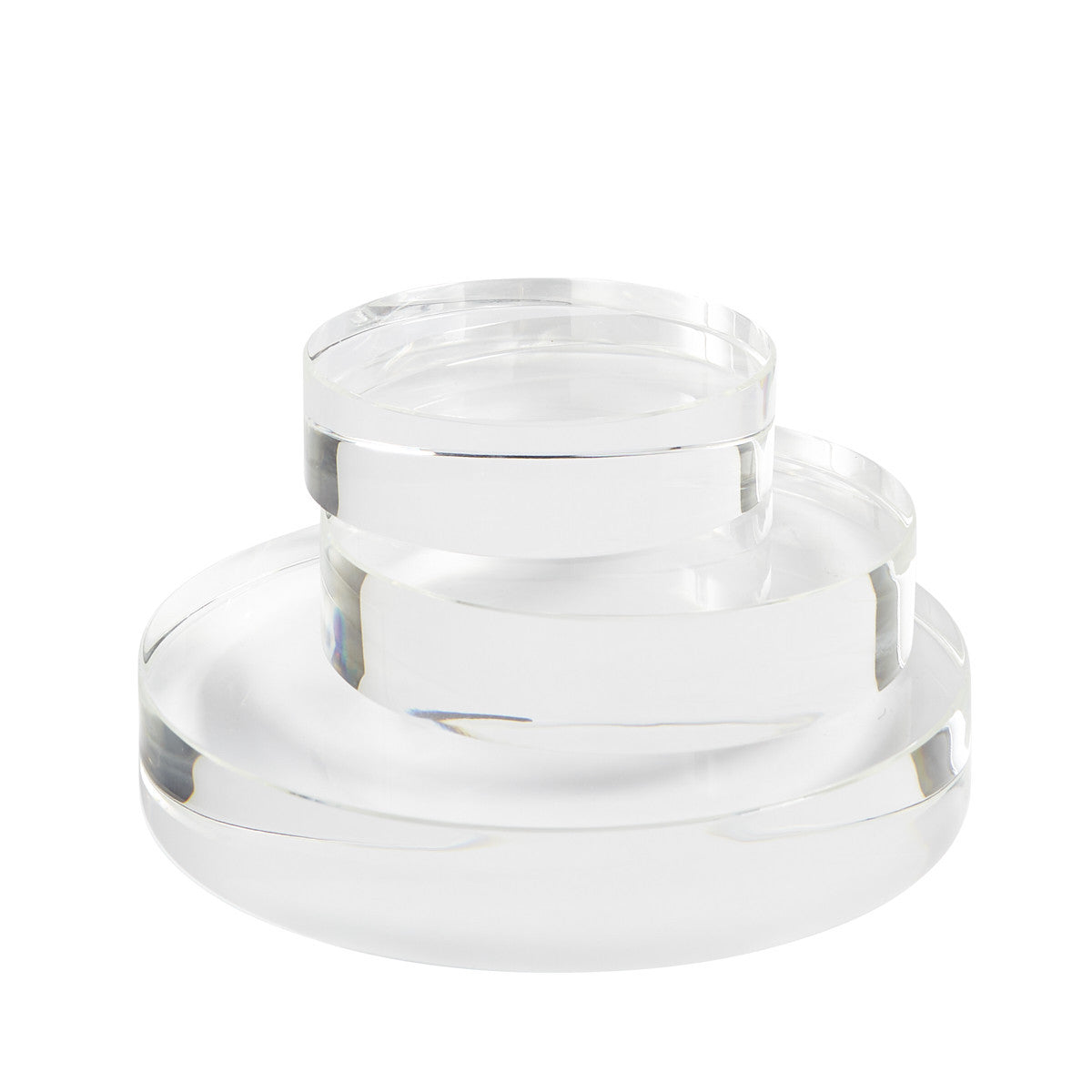 Acrylic Riser Round 4 In Dia x 1 In H