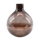 Mara Glass 7.5" Round Vase, Dark Plum