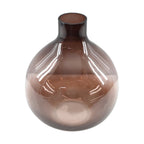 Mara Glass 7.5" Round Vase, Dark Plum