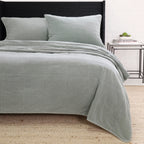 Amsterdam Coverlet - Shore Blue