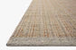 Rug with a natural fiber pattern on a plain background