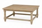 Thurston Square Coffee Table in Light Barnwood
