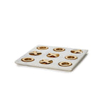 Marble Hand-Crafted Tic-Tac-Toe with Gold Game Pieces