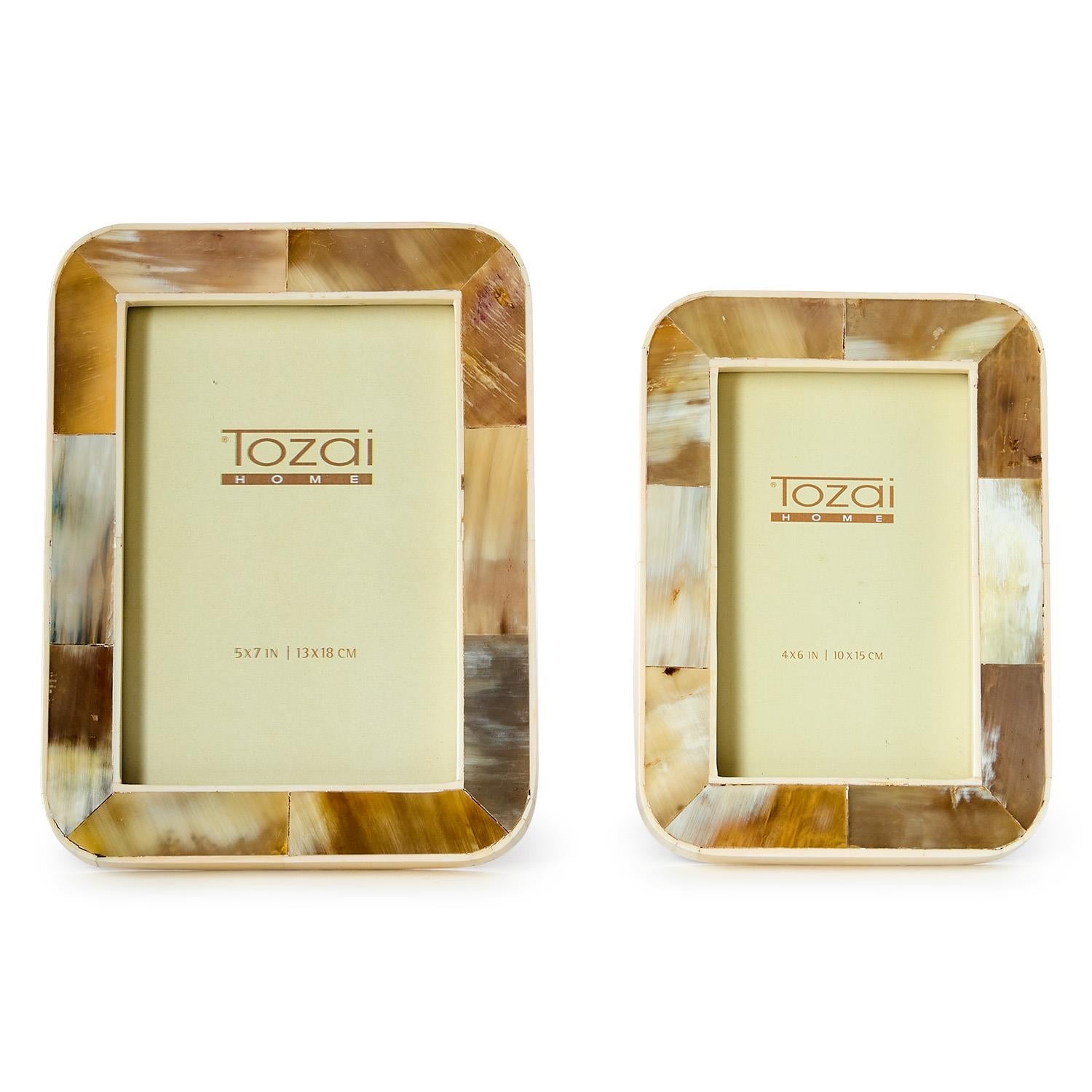 Natural Horn Photo Frame