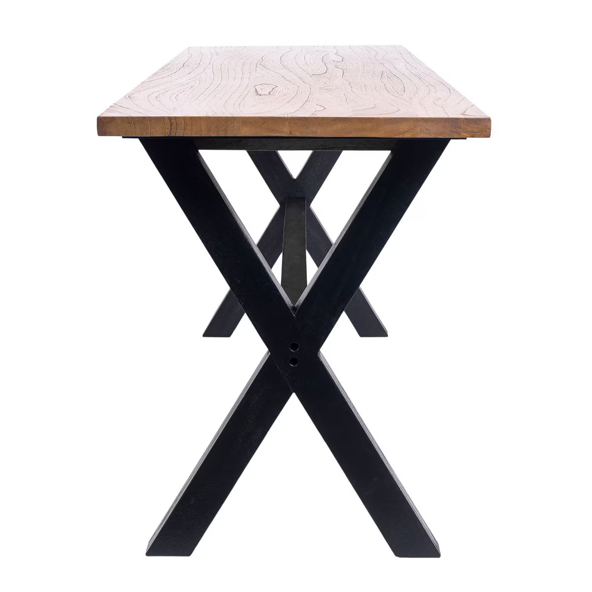 Dining Table Counter Height with Cross Base