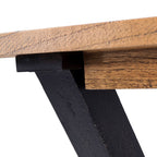 Dining Table Counter Height with Cross Base