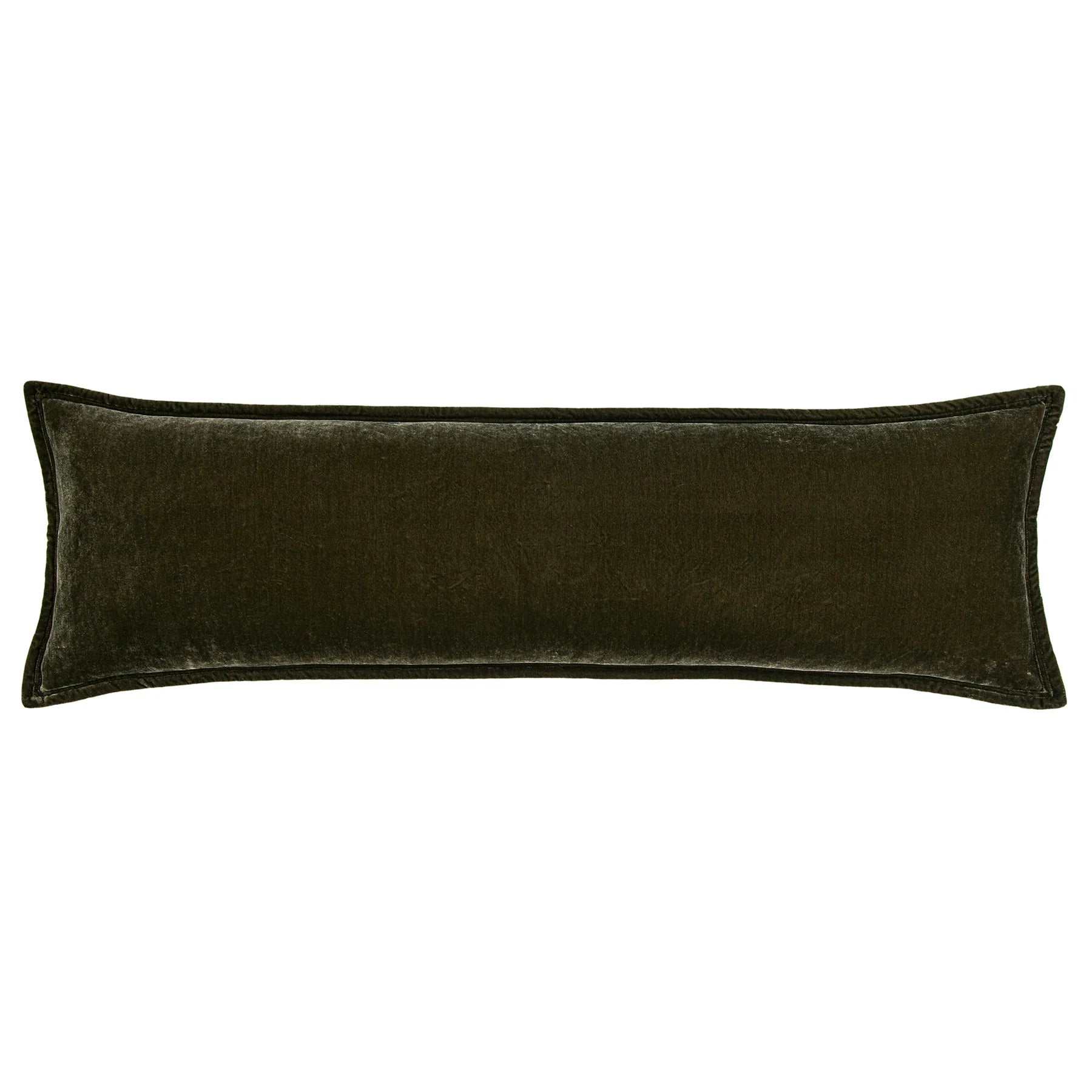 Stella Faux Silk Velvet Long Lumbar Pillow