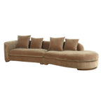 Simone Sofa Chaise w/ RSF Chaise