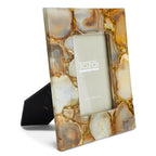 Amber Agate Photo Frame in Gift Box