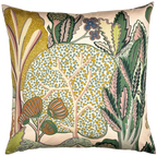 Elodie Pillow 22x22" - Apricot/Ginger