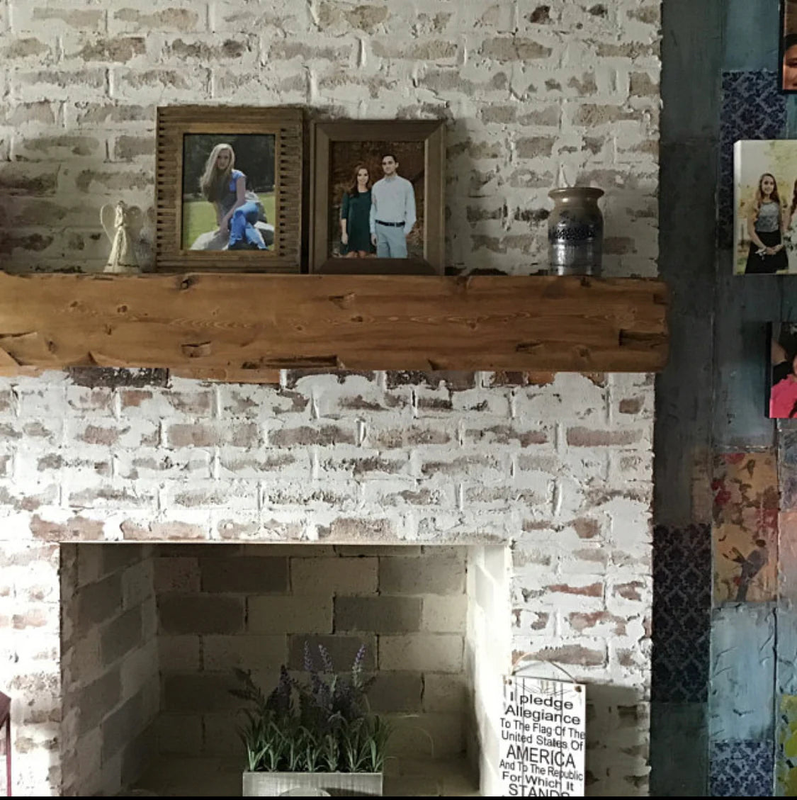 Distressed Mantels