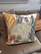 Elodie Pillow 22x22" - Apricot/Ginger