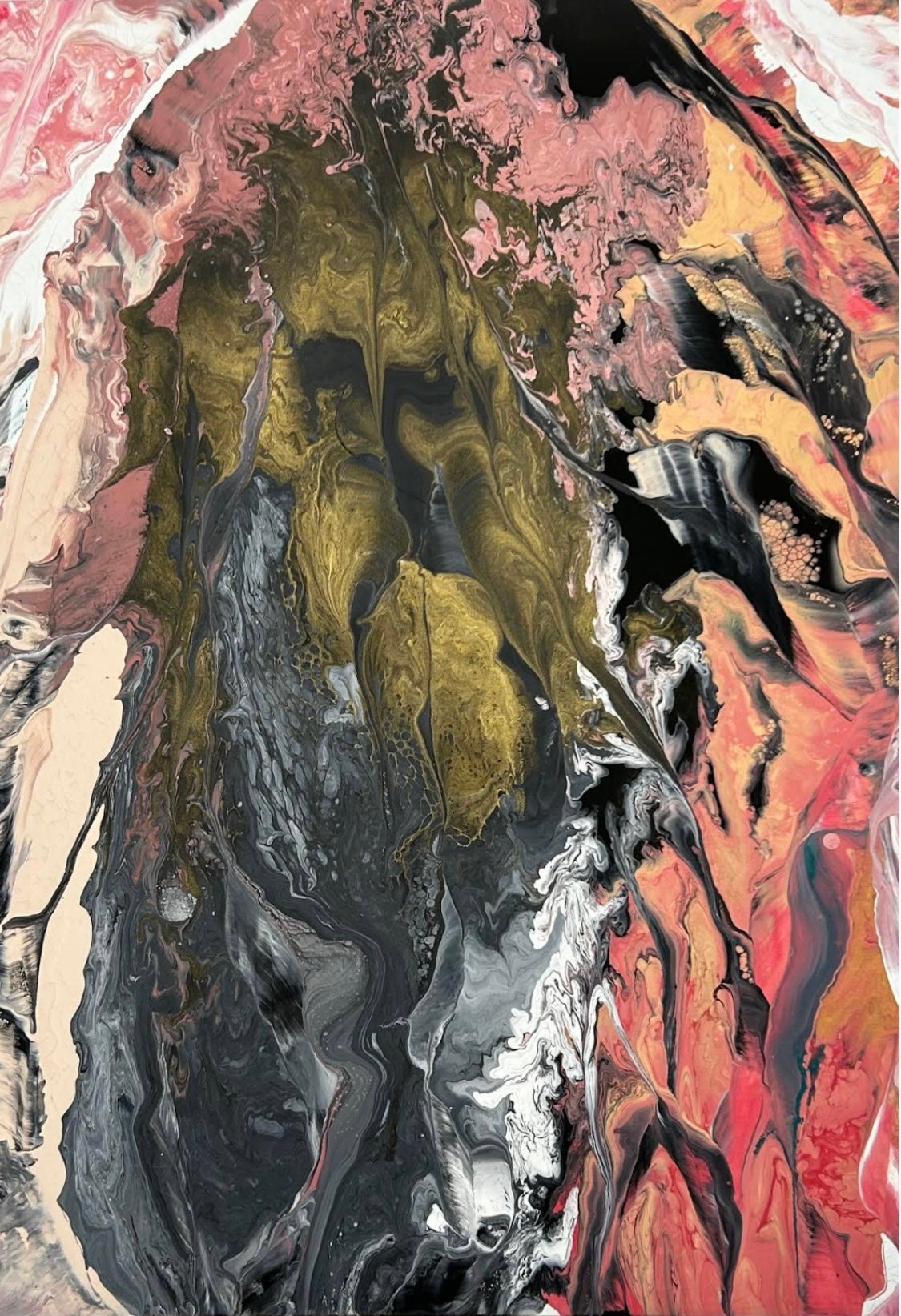 Painting - Molten Rose